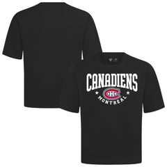 NHL Black Montreal Canadiens Levelwear Luxe Signature Knit T-Shirt