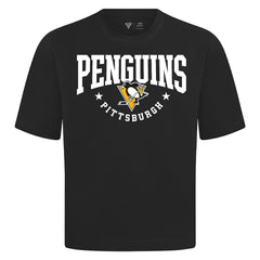NHL Black Pittsburgh Penguins Levelwear Luxe Signature Knit T-Shirt