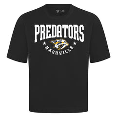 NHL Black Nashville Predators Levelwear Luxe Signature Knit T-Shirt