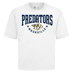 NHL White Nashville Predators Levelwear Luxe Signature Knit T-Shirt