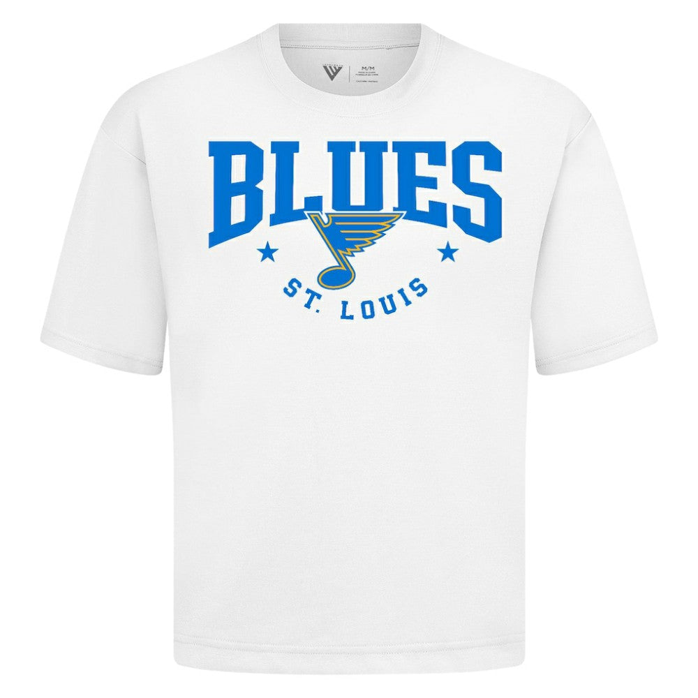NHL White St. Louis Blues Levelwear Luxe Signature Knit T-Shirt
