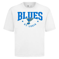 NHL White St. Louis Blues Levelwear Luxe Signature Knit T-Shirt
