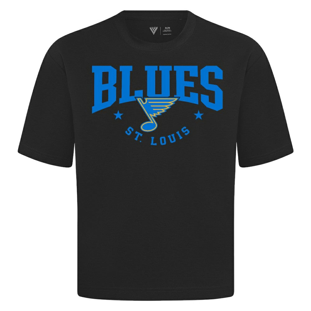 NHL Black St. Louis Blues Levelwear Luxe Signature Knit T-Shirt