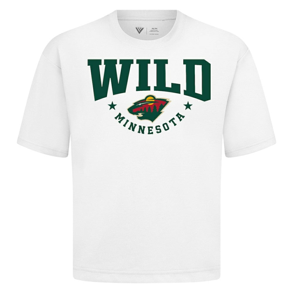 NHL White Minnesota Wild Levelwear Luxe Signature Knit T-Shirt