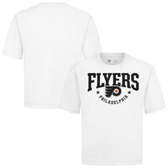 NHL White Philadelphia Flyers Levelwear Luxe Signature Knit T-Shirt