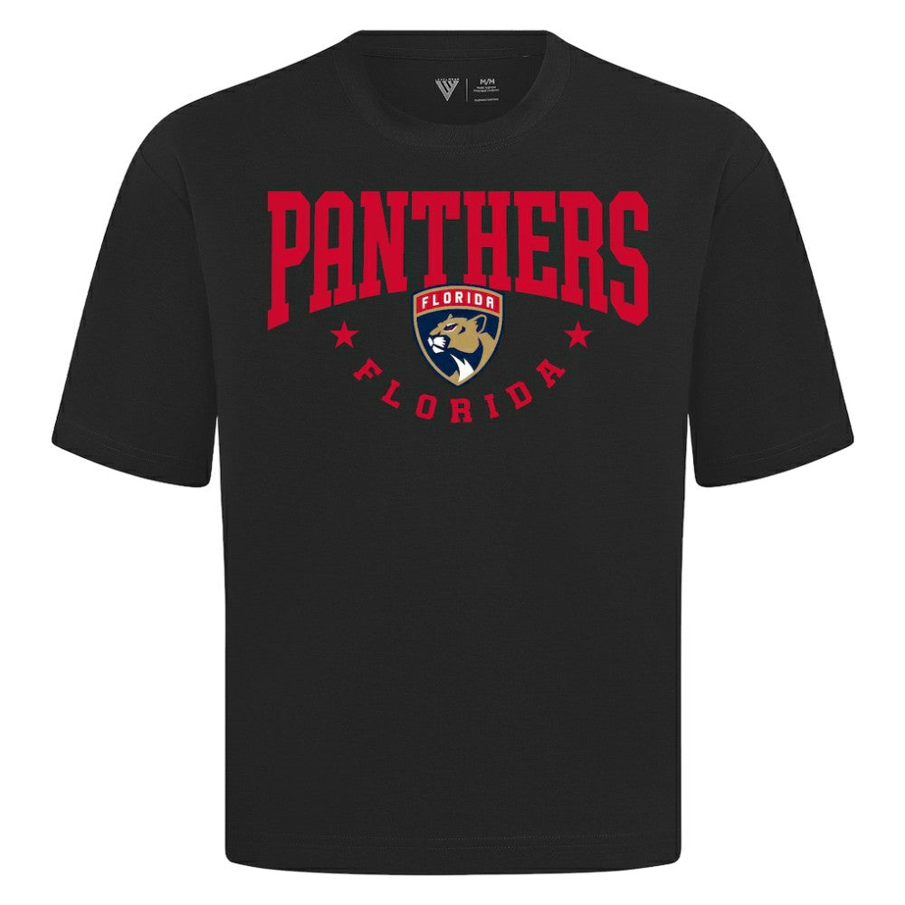 NHL Black Florida Panthers Levelwear Luxe Signature Knit T-Shirt