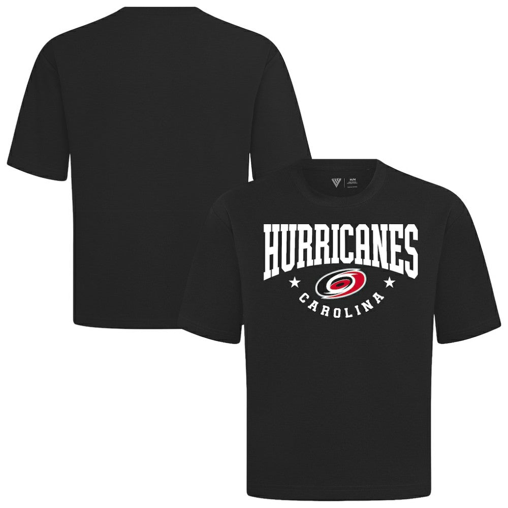 NHL Black Carolina Hurricanes Levelwear Luxe Signature Knit T-Shirt