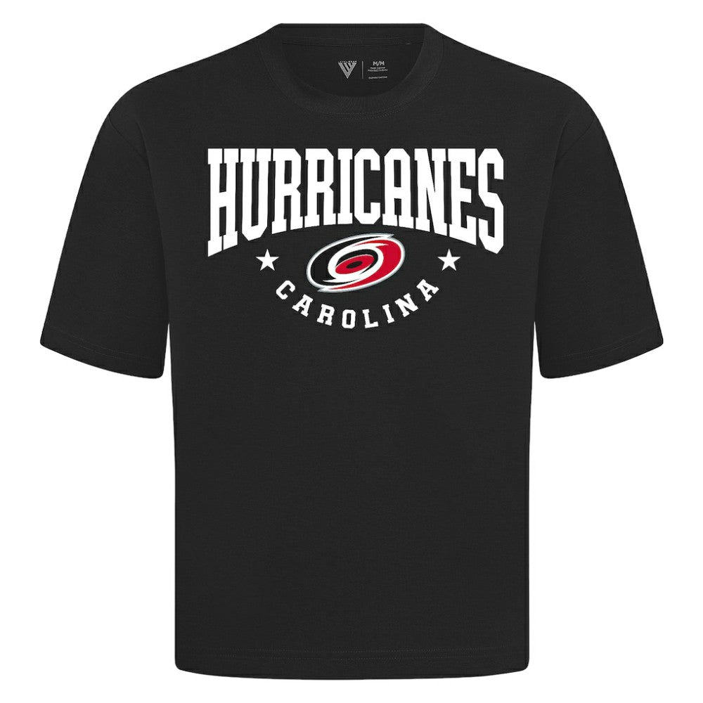 NHL Black Carolina Hurricanes Levelwear Luxe Signature Knit T-Shirt