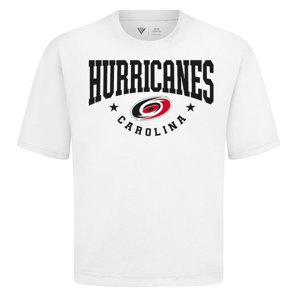 NHL White Carolina Hurricanes Levelwear Luxe Signature Knit T-Shirt
