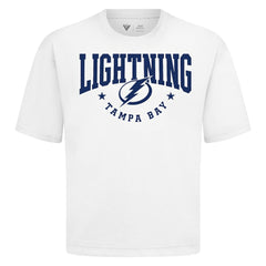 NHL White Tampa Bay Lightning Levelwear Luxe Signature Knit T-Shirt