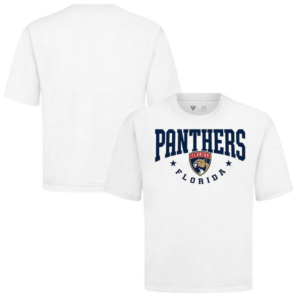 NHL White Florida Panthers Levelwear Luxe Signature Knit T-Shirt