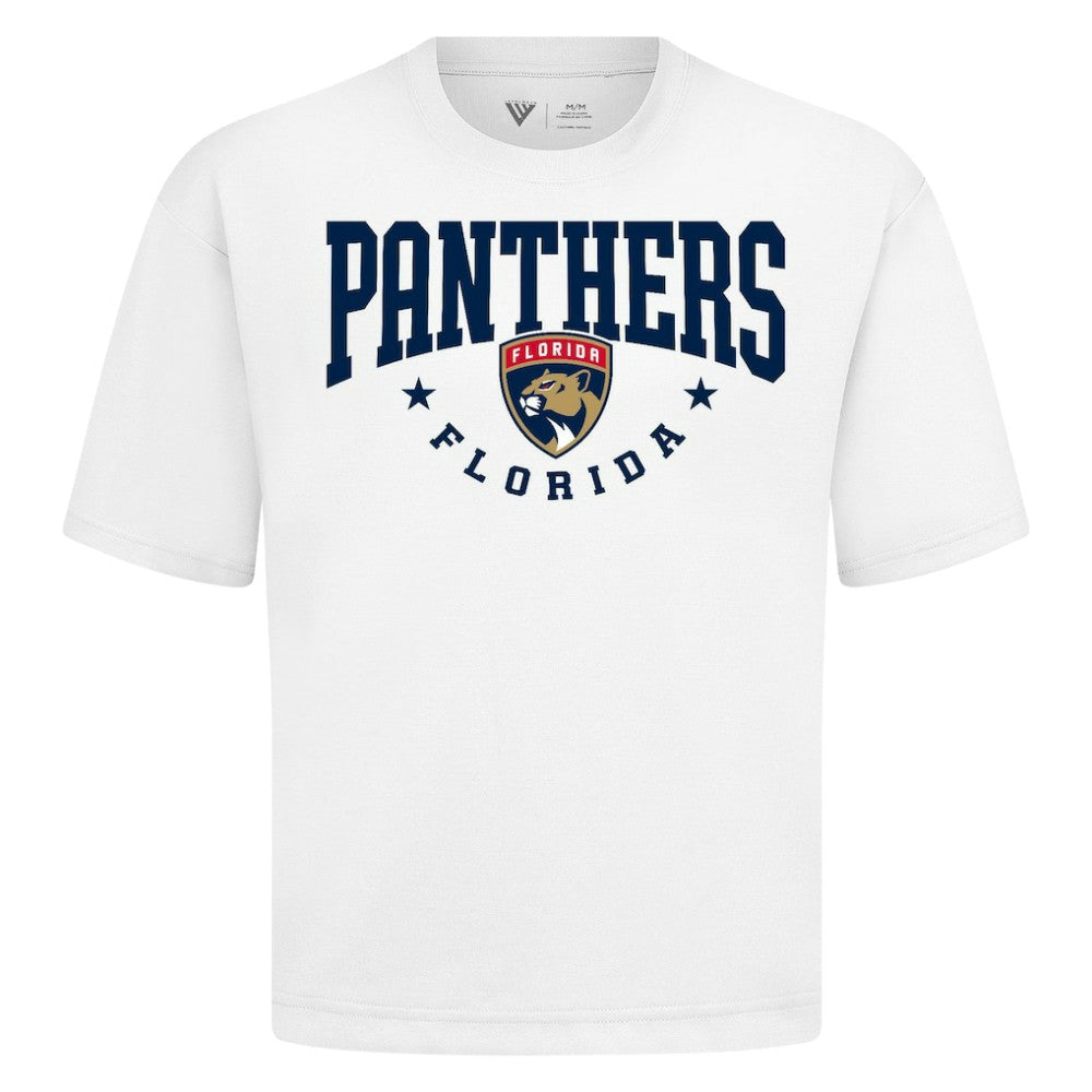 NHL White Florida Panthers Levelwear Luxe Signature Knit T-Shirt
