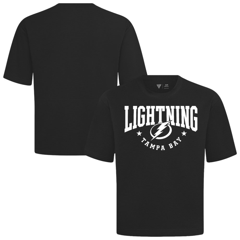 NHL Black Tampa Bay Lightning Levelwear Luxe Signature Knit T-Shirt