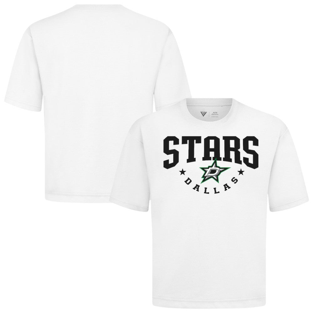 NHL White Dallas Stars Levelwear Luxe Signature Knit T-Shirt