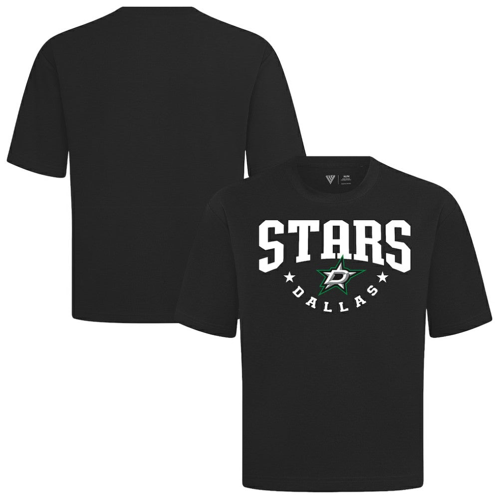 NHL Black Dallas Stars Levelwear Luxe Signature Knit T-Shirt
