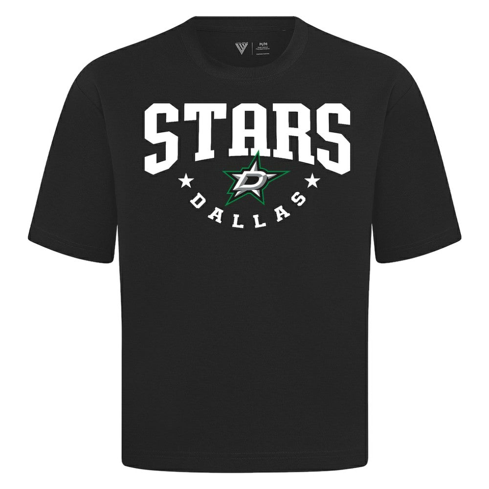 NHL Black Dallas Stars Levelwear Luxe Signature Knit T-Shirt