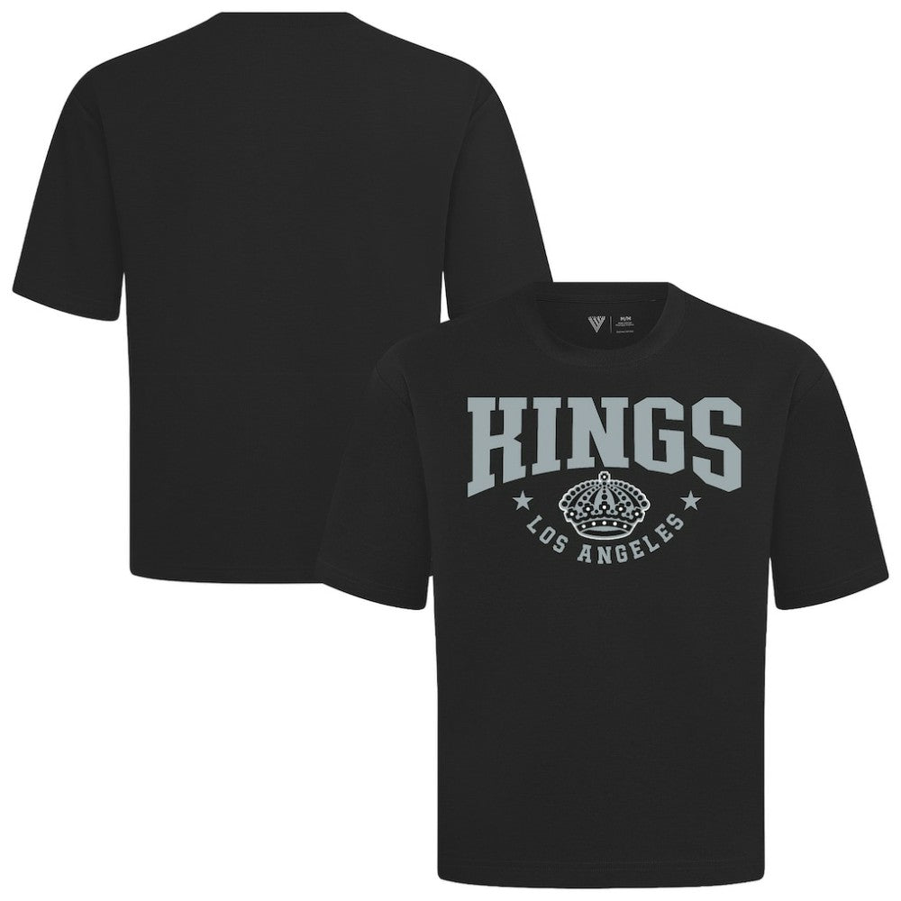 NHL Black Los Angeles Kings Levelwear Luxe Signature Knit T-Shirt