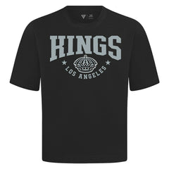NHL Black Los Angeles Kings Levelwear Luxe Signature Knit T-Shirt