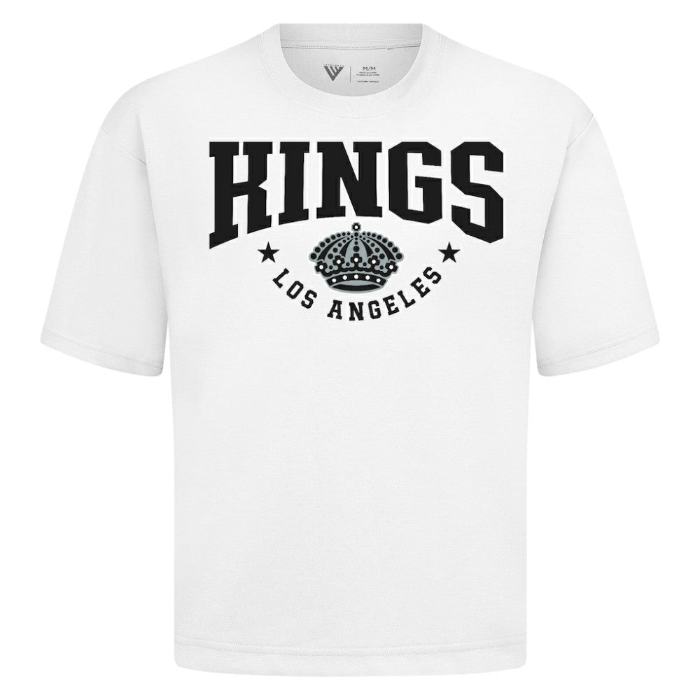 NHL White Los Angeles Kings Levelwear Luxe Signature Knit T-Shirt