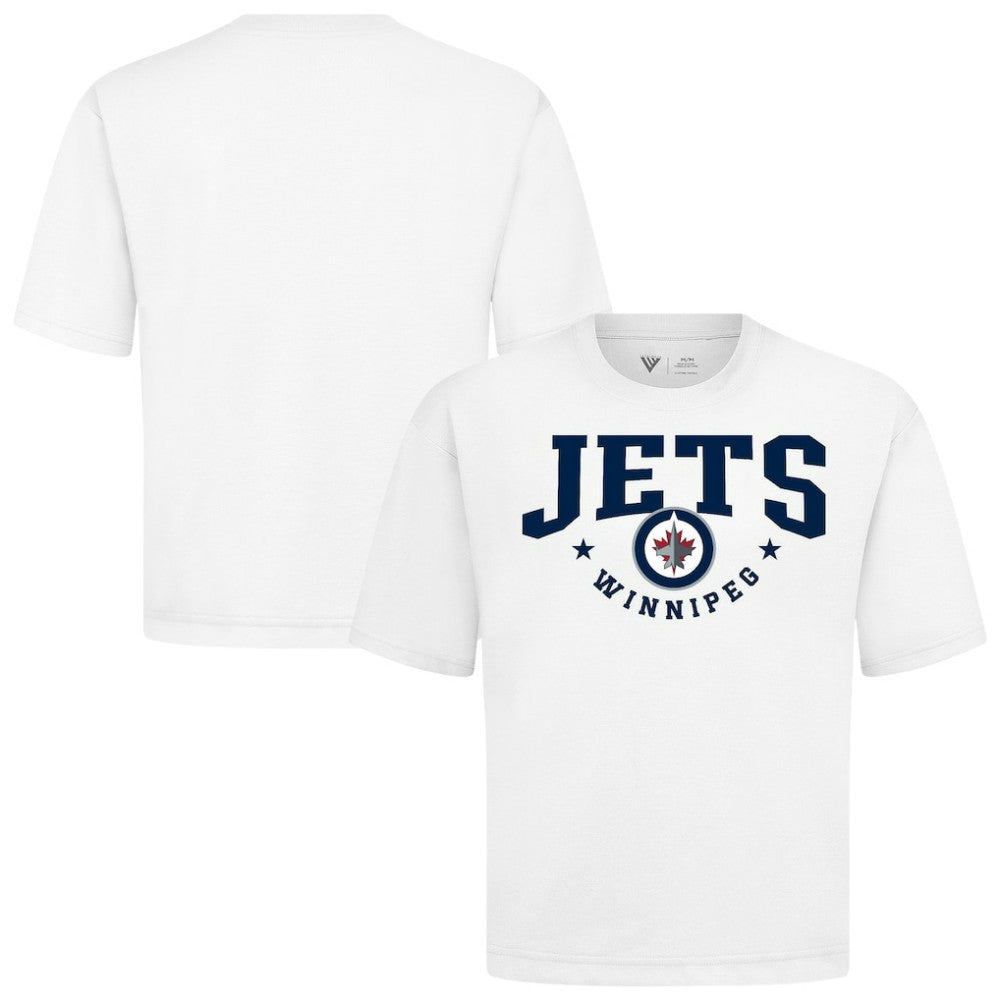 NHL White Winnipeg Jets Levelwear Luxe Signature Knit T-Shirt