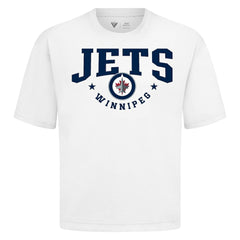 NHL White Winnipeg Jets Levelwear Luxe Signature Knit T-Shirt