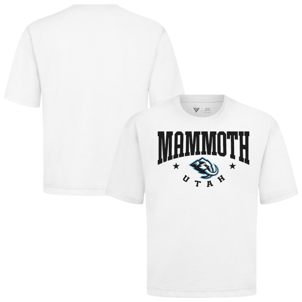 NHL White Utah Mammoth Levelwear Luxe Signature Knit T-Shirt