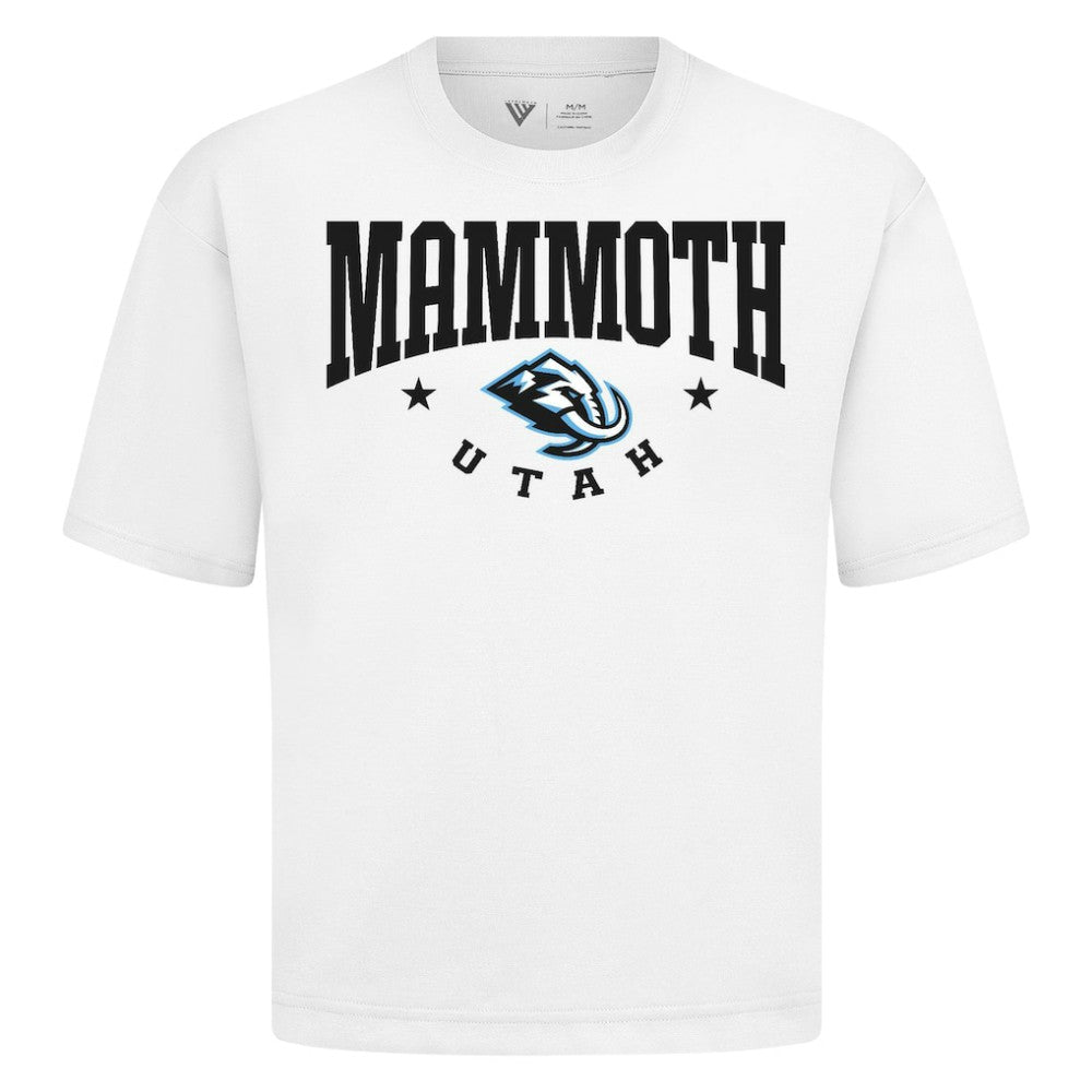 NHL White Utah Mammoth Levelwear Luxe Signature Knit T-Shirt