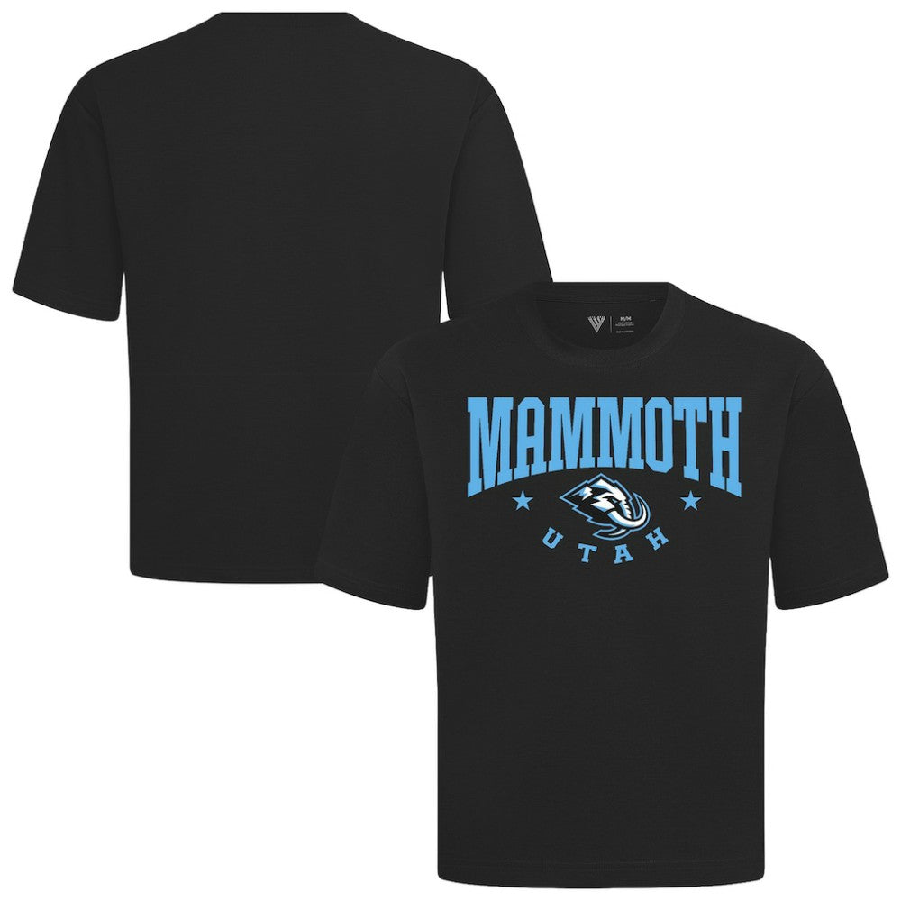 NHL Black Utah Mammoth Levelwear Luxe Signature Knit T-Shirt