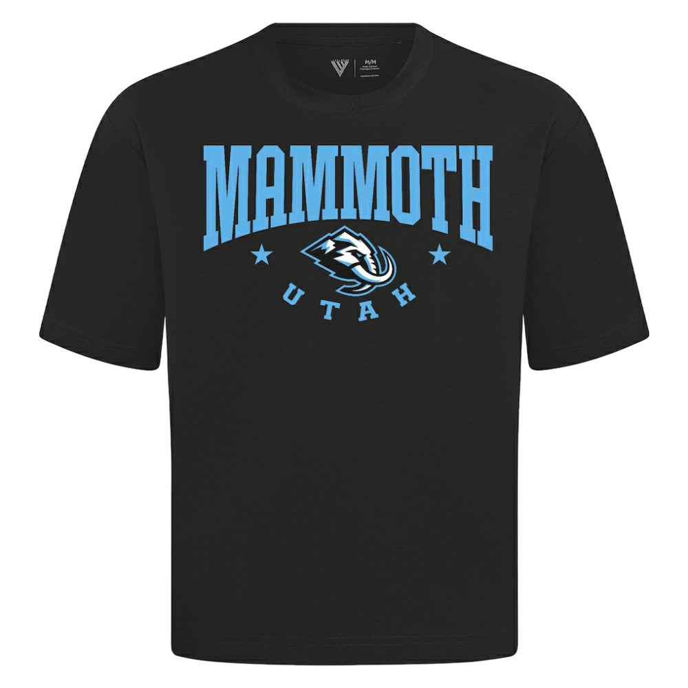 NHL Black Utah Mammoth Levelwear Luxe Signature Knit T-Shirt
