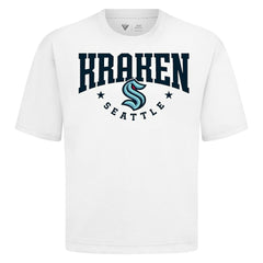 NHL White Seattle Kraken Levelwear Luxe Signature Knit T-Shirt