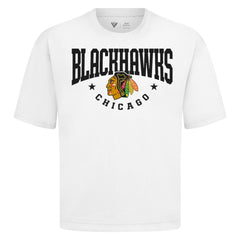 NHL White Chicago Blackhawks Levelwear Luxe Signature Knit T-Shirt