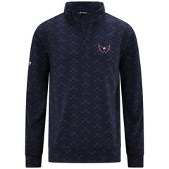 NHL Navy Washington Capitals Levelwear Chameleon Quarter-Zip Sweatshirt