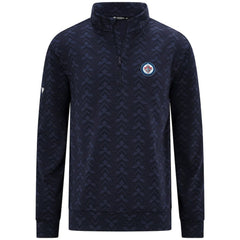 NHL Navy Winnipeg Jets Levelwear Chameleon Quarter-Zip Sweatshirt