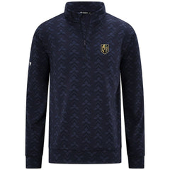 NHL Navy Vegas Golden Knights Levelwear Chameleon Quarter-Zip Sweatshirt