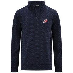 NHL Navy Carolina Hurricanes Levelwear Chameleon Quarter-Zip Sweatshirt