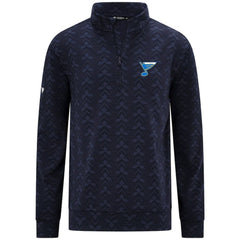 NHL Navy St. Louis Blues Levelwear Chameleon Quarter-Zip Sweatshirt