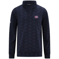 NHL Navy Montreal Canadiens Levelwear Chameleon Quarter-Zip Sweatshirt