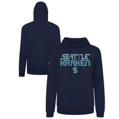 NHL Deep Sea Blue Seattle Kraken Levelwear Podium Lanes Hoodie