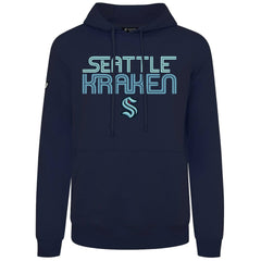 NHL Deep Sea Blue Seattle Kraken Levelwear Podium Lanes Hoodie