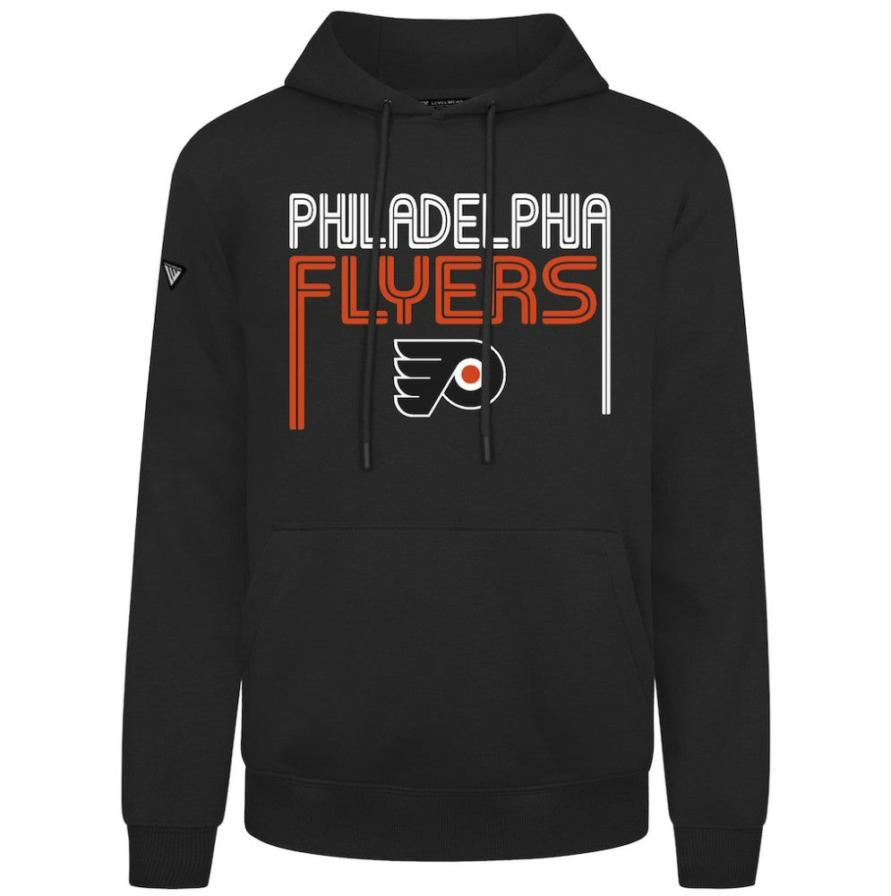 NHL Black Philadelphia Flyers Levelwear Podium Lanes Hoodie