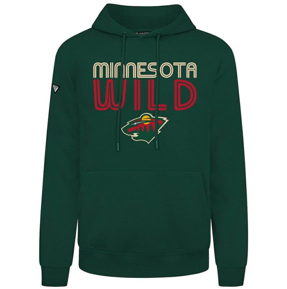 NHL Green Minnesota Wild Levelwear Podium Lanes Hoodie