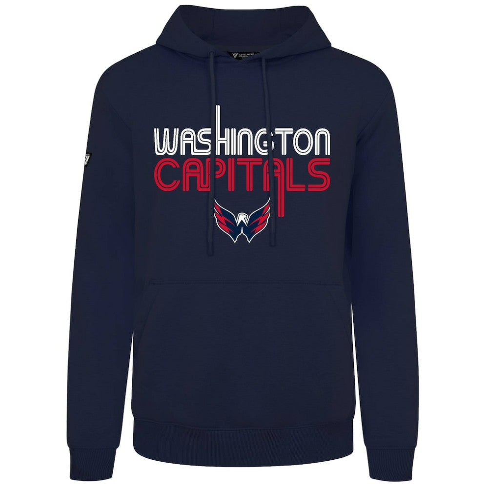 NHL Navy Washington Capitals Levelwear Podium Lanes Hoodie