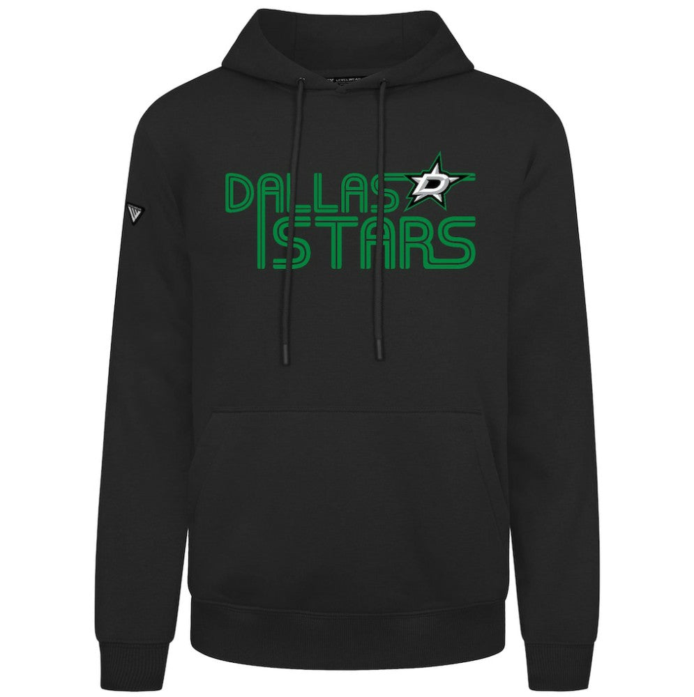 NHL Black Dallas Stars Levelwear Podium Lanes Hoodie