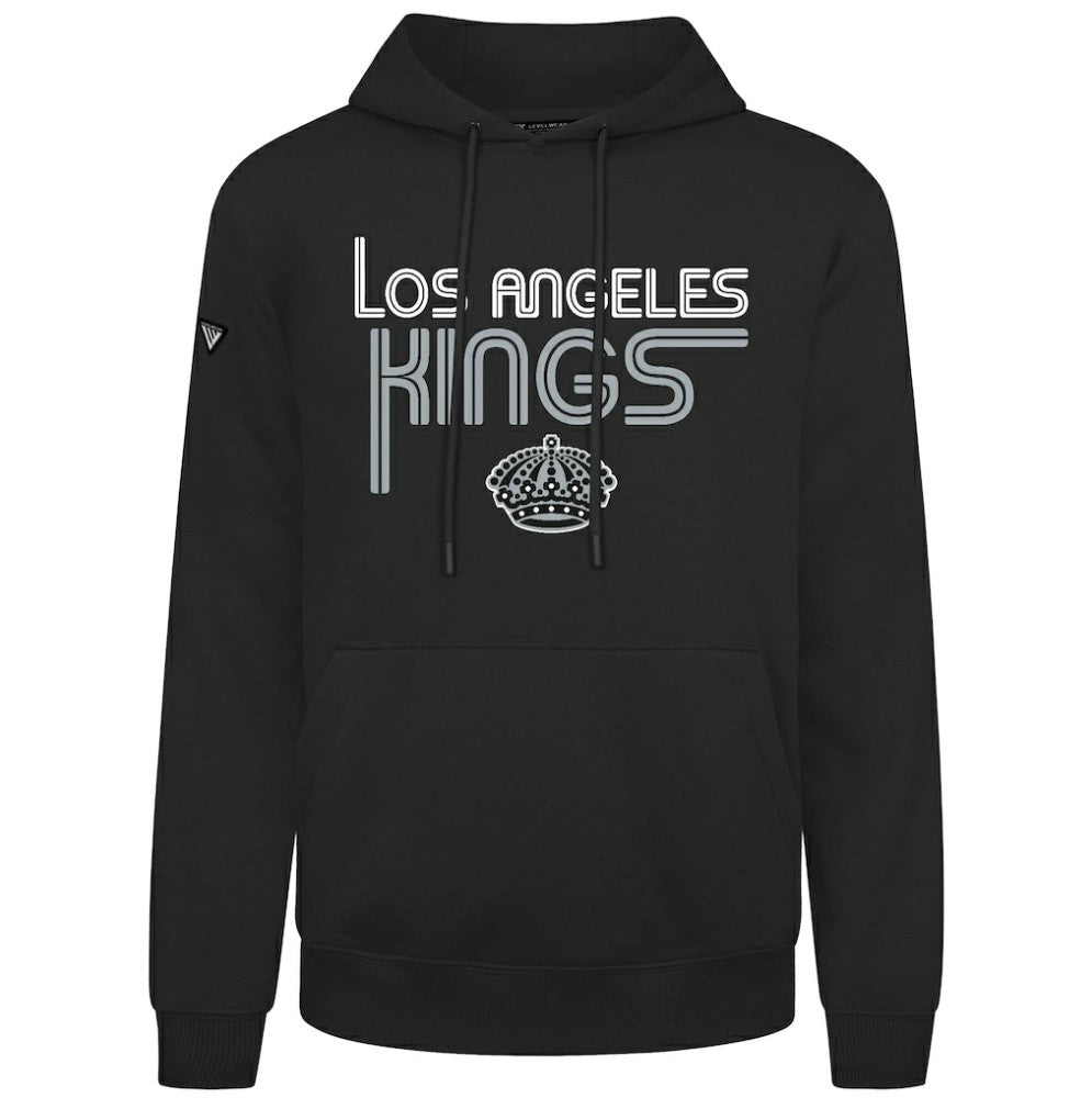 NHL Black Los Angeles Kings Levelwear Podium Lanes Hoodie