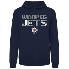NHL Navy Winnipeg Jets Levelwear Podium Lanes Hoodie