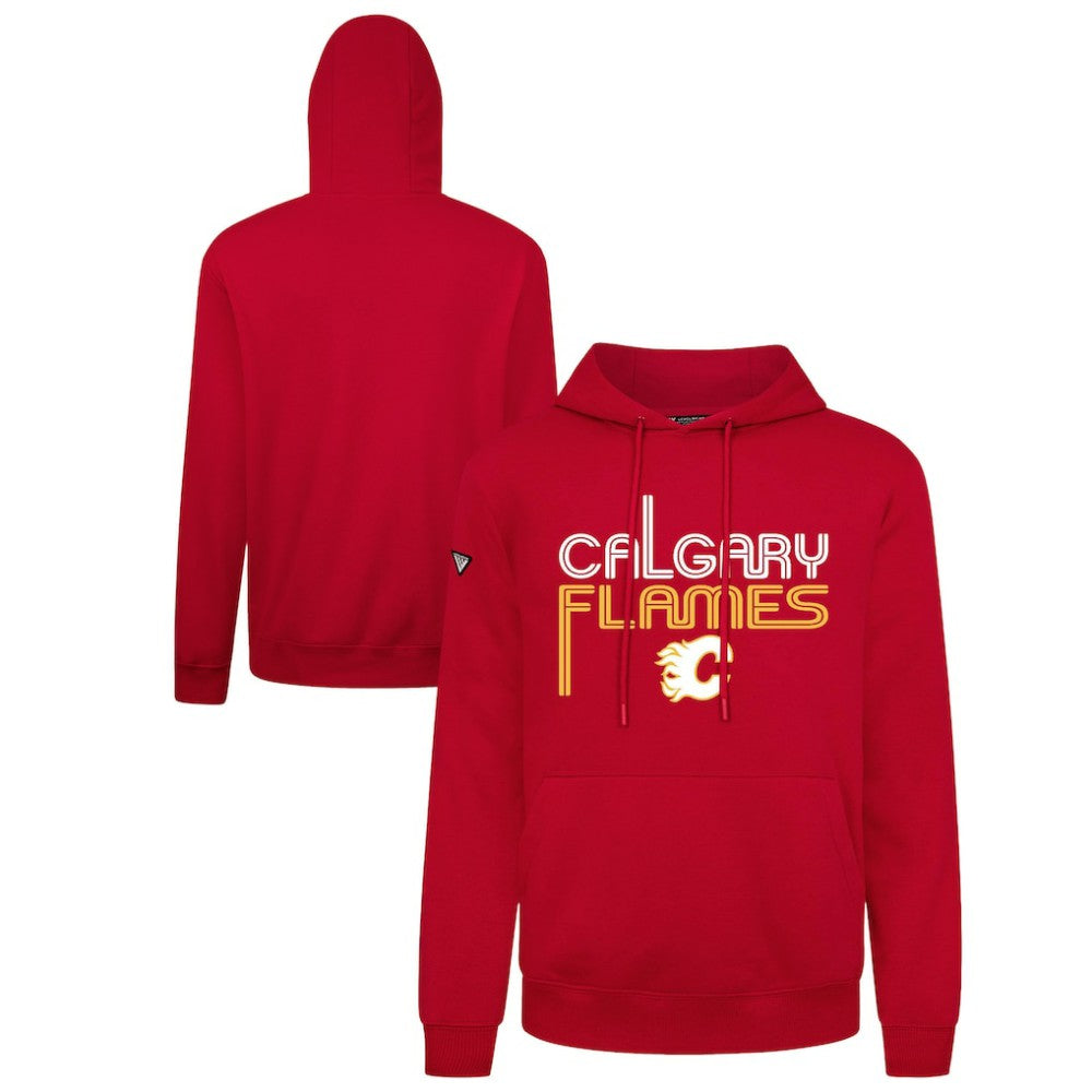 NHL Red Calgary Flames Levelwear Podium Lanes Hoodie