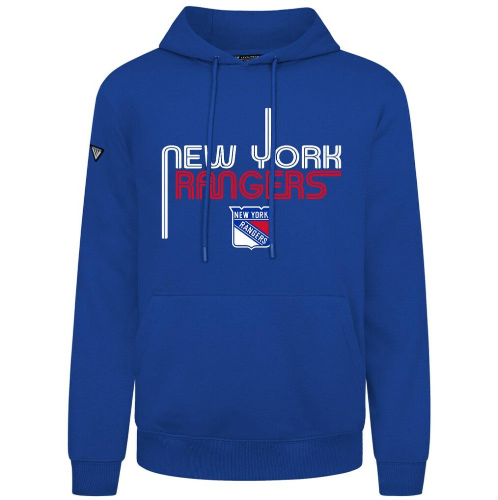NHL Blue New York Rangers Levelwear Podium Lanes Hoodie