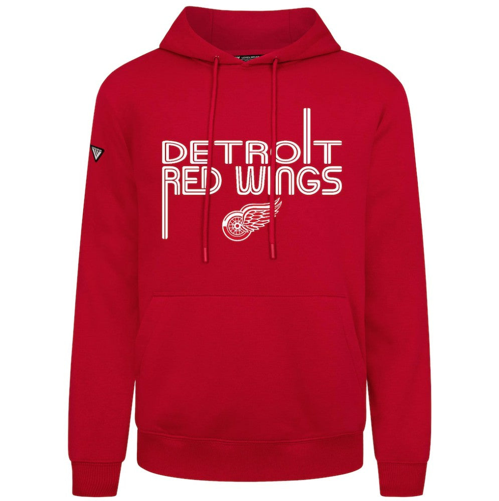 NHL Red Detroit Red Wings Levelwear Podium Lanes Hoodie