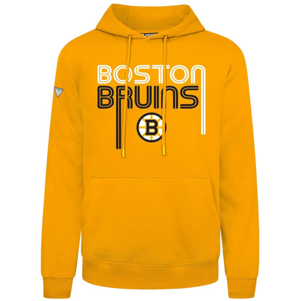 NHL Gold Boston Bruins Levelwear Podium Lanes Hoodie