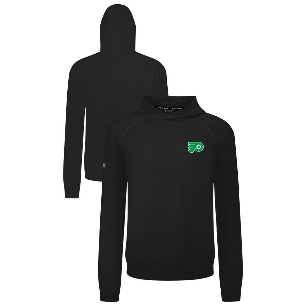 NHL Black Philadelphia Flyers Levelwear St. Patrick's Day Mandate Tri-Blend Hoodie